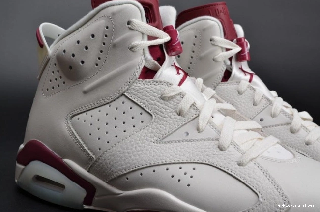 Cheap Maroon Jordan Retro Air 384664-116 6 white 0714
